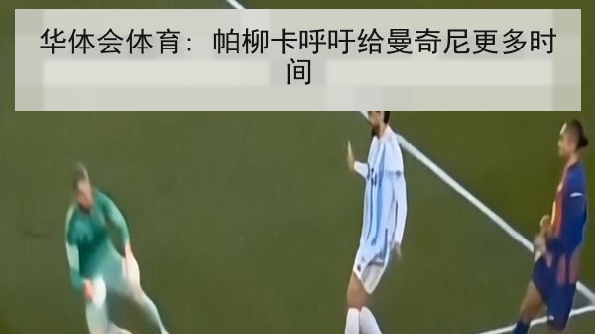 华体会体育: 帕柳卡呼吁给曼奇尼更多时间